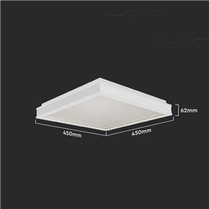 Plafon V-TAC 24W LED 3w1 biały kwadrat 45x45cm VT-7782 4000K 2450lm