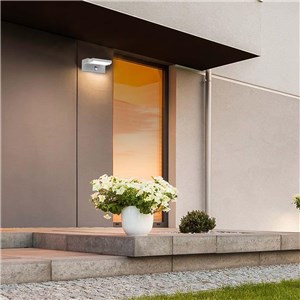 Naświetlacz elewacyjny V-TAC 17W LED czujnik ruchu biała IP65 VT-11020S 3000K 2520lm