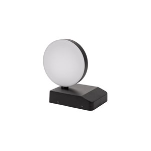 Naświetlacz elewacyjny V-TAC 17W LED okrągła czarna IP65 VT-11020 4000K 2520lm