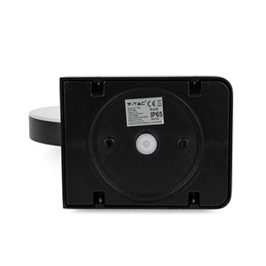 Naświetlacz elewacyjny V-TAC 17W LED okrągła czarna IP65 VT-11020 4000K 2520lm