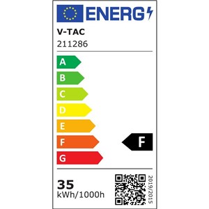 Oprawa Szynosystem 3F V-TAC 35W 10st Czarna VT-4536 4000K 3000lm