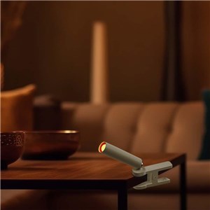Lampka Biurkowa V-TAC 4w1 37cm Kinkiet Klips Latarka 3W LED Biała VT-7413 4000K 300lm