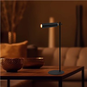 Lampka Biurkowa V-TAC 4w1 37cm Kinkiet Klips Latarka 3W LED Czarna VT-7413 4000K 300lm