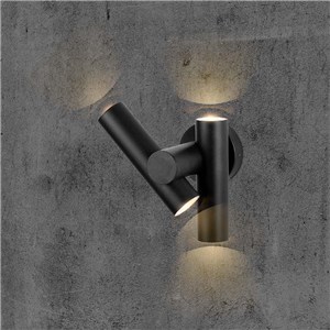 Kinkiet Ścienny V-TAC 6W LED IP44 Czarny VT-1186 3000K 620lm