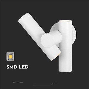 Kinkiet Ścienny V-TAC 6W LED IP44 Biały VT-1186 3000K 620lm