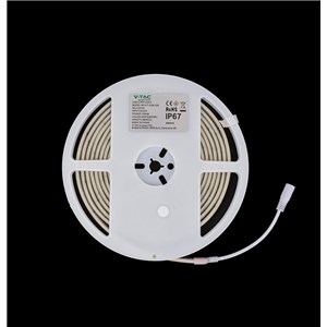 Taśma LED V-TAC Bezpunktowa COB 320LED 24V IP67 10W/m VT-COB 320 Kolor Bursztynowy