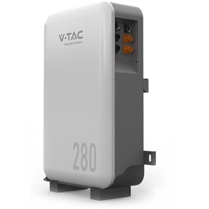 Magazyn Bank Energii V-TAC VESTWOODS Powerbank Ścienny 14,33kWh 51,2V IP65 VT-48280-W2 10 Lat Gwarancji