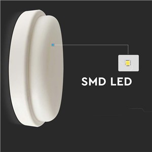 Oprawa sufitowa plafoniera V-TAC 18W LED okrągły 195x38mm IP54 VT-8096 6500K 1820lm