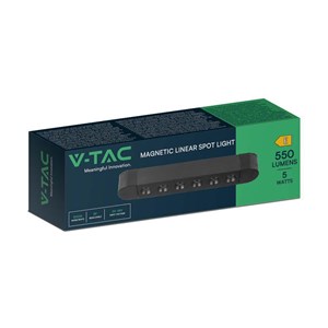 Oprawa Szynosystem Magnetyczny 48V V-TAC 5W LED 39st VT-4225 6400K 550lm 3 Lata Gwarancji