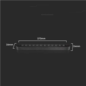 Oprawa Szynosystem Magnetyczny 48V V-TAC 12W LED 35st VT-4212 3000K 1100lm 3 Lata Gwarancji