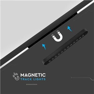 Oprawa Szynosystem Magnetyczny 48V V-TAC 12W LED 35st VT-4212 3000K 1100lm 3 Lata Gwarancji