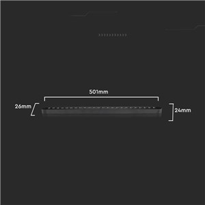 Oprawa Szynosystem Magnetyczny 48V V-TAC 22W LED 35st VT-4222 6400K 1900lm 3 Lata Gwarancji