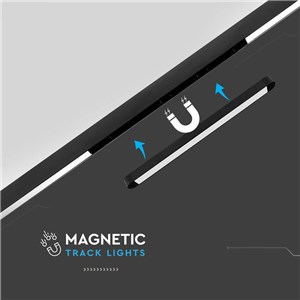 Oprawa szynoprzewód magnetyczny 48V V-TAC 18W LED 82st VT-4218 3000K 2000lm 3 lata gwarancji