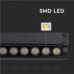 Oprawa projektor szynoprzewód magnetyczny 48V V-TAC 5W LED 34st VT-4205 4000K 600lm 3 lata gwarancji