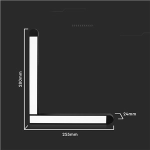 Oprawa szynoprzewód magnetyczny 48V V-TAC 25W LED 82st VT-42025 4000K 2850lm 3 lata gwarancji