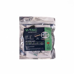 Taśma LED V-TAC SMD2835 600LED 24V IP20 2xPCB Szerokość 3mm VT-2835 3000K 800lm