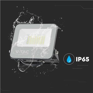 Projektor LED V-TAC 30W 185Lm/W czarny VT-4435 6500K 5550lm 2 lata Gwarancji