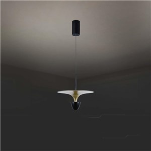 Oprawa Zwieszana V-TAC 9W LED Czarny+Złoty VT-7832 4000K 1000lm