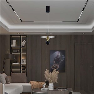 Oprawa Zwieszana V-TAC 9W LED Czarny+Złoty VT-7832 4000K 1000lm
