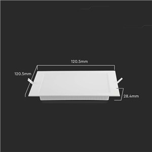 Panel LED V-TAC wpuszczany premium downlight 6W kwadrat 120x120 VT-61006 3000K 660lm