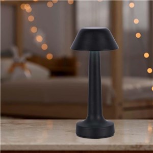 Lampka Biurkowa Nocna V-TAC 2W LED 23cm Ładowanie USB CCT Ściemnianie Czarna VT-7566 3000K-6000K 40lm