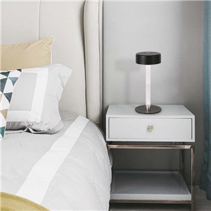 Lampka biurkowa nocna V-TAC 3W LED 23cm ładowanie USB CCT ściemnianie czarna VT-7567 3000K-6000K 210lm