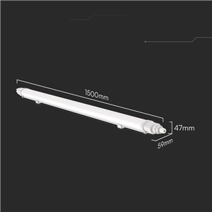 Oprawa hermetyczna LED V-TAC WP linkable 150cm VT-80150 6500K 5200lm