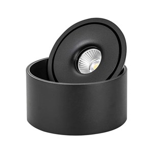 Oprawa natynkowa downlight V-TAC 20W uchylna CRI90 CCT czarna VT-2825 3000K-4000K-6400K 1408lm