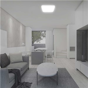 Plafon V-TAC 18W LED Kwadrat 25x25cm Natynkowy IP44 Biały VT-8618 4000K 1830lm