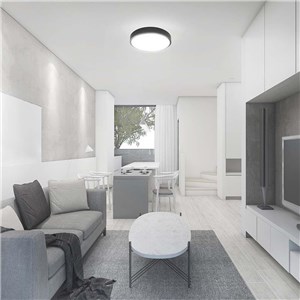 Oprawa sufitowa plafoniera V-TAC 24W LED okrągły 30cm natynkowy IP44 czarny VT-8624B 3000K 2500lm