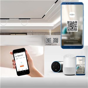 Oprawa szynoprzewód magnetyczny 48V V-TAC 11W LED CCT 30st smart 100cm WI-FI tracklight czarna VT-42112 2700K-6400K 1270lm 3 lata gwarancji