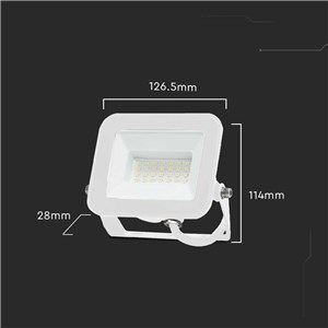 Projektor LED V-TAC 20W SAMSUNG CHIP PRO-S Biały VT-44020 3000K 1620lm 5 Lat Gwarancji