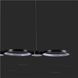 Oprawa zwieszana V-TAC 38W LED czarna VT-7820 4000K 4560lm