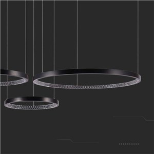 Oprawa Zwieszana V-TAC 57W LED Czarna VT-7824 3000K 6840lm