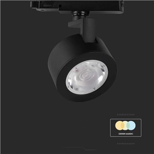 Oprawa Szynosystem 3F V-TAC 30W LED 35st CCT Czarna VT-4633 3000K-4000K-6400K 3000lm