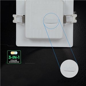 Panel wpuszczany downlight V-TAC 12W LED CREE CHIP kwadrat 170x170mm VT-61012CCT 3000K-4000K-6500K 1320lm 6 lat gwarancji