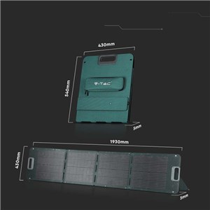 Moduł Panel Fotowoltaiczny V-TAC 120W Składany Przenośny Zestaw 2szt VT-10240