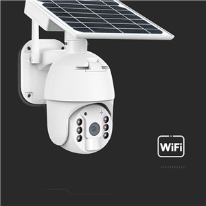 Kamera Zewnętrzna V-TAC WiFi HD SMART Solarna Obrotowa PTZ IR Biała VT-11024