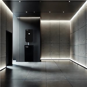 Magazyn bank energii V-TAC czarny szklany front 16.07kWh 314Ah/51.2V LiFePO4 BMS VT-16076B 10 lat gwarancji