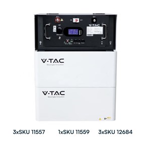 Magazyn bank energii V-TAC 9.6kWh 48V 200Ah LiFePO4 rack BMS VT-91600 10 lat gwarancji