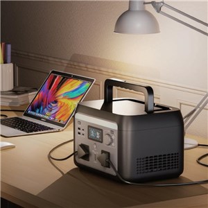 Przenośny magazyn energii, stacja zasilania, powerbank V-TAC 600W 512Wh LiFePO4 UPS WiFi SR0KW6L-SG1-EU