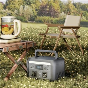 Przenośny magazyn energii, stacja zasilania, powerbank V-TAC 1000W 1024Wh LiFePO4 UPS WiFi SR1KW0L-SG1-EU