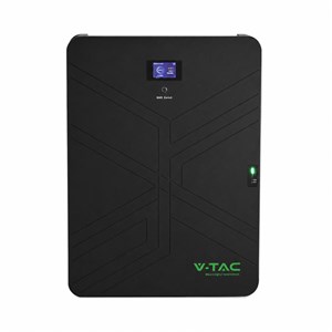 Magazyn bank energii V-TAC czarny 15cm ultra slim 14.33Wh 280Ah/51.2V 140A LFP BMS VT-14033 10 lat gwarancji