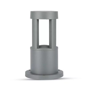 Słupek Ogrodowy V-TAC 10W LED IP65 Szary 25cm VT-830-G 6400K 1000lm