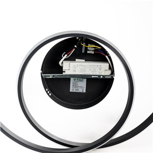 Oprawa sufitowa V-TAC 48W LED ściemnialna czarna VT-7911 4000K 5150lm