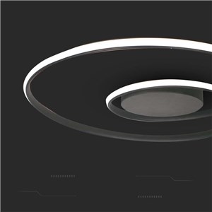 Oprawa sufitowa V-TAC 48W LED ściemnialna czarna VT-7911 4000K 5150lm