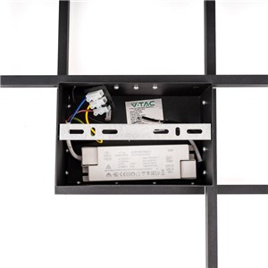Oprawa sufitowa V-TAC LED 47W czarna VT-7926 3000K 5010lm