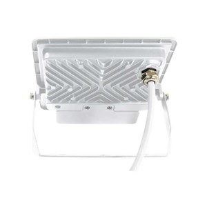 Naświetlacz LED V-TAC 50W SAMSUNG CHIP czujnik ruchu biały przewód 1M VT-158S-1 4000K 4000lm 5 lat gwarancji