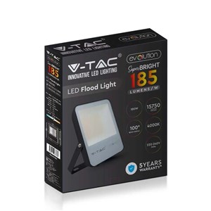 Naświetlacz LED V-TAC 100W G8 czarny 185Lm/W evolution VT-100185 6500K 15750lm 5 lat gwarancji