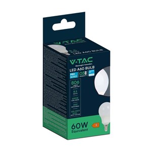 Żarówka LED V-TAC SAMSUNG CHIP 8,5W E14 kulka VT-269 6500K 806lm 5 lat gwarancji
